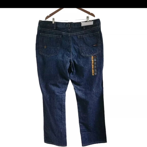 Ariat Work M4 Relaxed Boot Cut FR Flame Resistant Jeans Pants Mens Size 46 34 - Picture 4 of 10